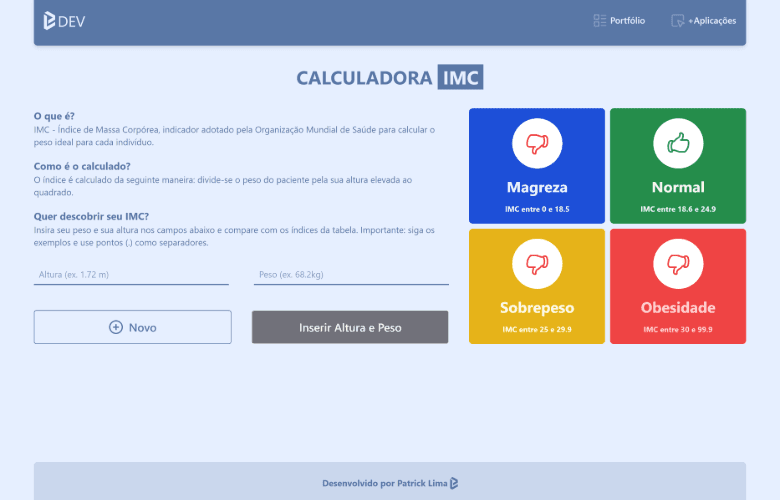 Calculadora IMC