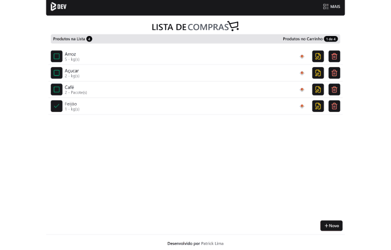 Lista de Compras