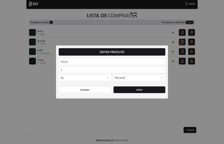 Lista de Compras